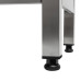 Стол с полипропиленовой столешницей КОБОР СППП-180/80 полка сплошная