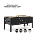 Стол офисный Kobor P-100/60 black/natural Стол офисный Kobor P-100/60 black/natural