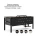 Стол офисный Kobor P-80/60 black/charlston Стол офисный Kobor P-80/60 black/charlston