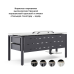 Стол офисный Kobor P-100/60 graphite/premium Стол офисный Kobor P-100/60 graphite/premium