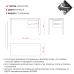 Стол офисный Kobor P-100/70 graphite/premium Стол офисный Kobor P-100/70 graphite/premium