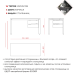 Стол офисный Kobor P-80/70 graphite/chicago Стол офисный Kobor P-80/70 graphite/chicago