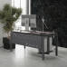 Стол офисный Kobor P-80/70 graphite/chicago Стол офисный Kobor P-80/70 graphite/chicago