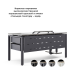 Стол офисный Kobor P-160/80 graphite/chicago Стол офисный Kobor P-160/80 graphite/chicago