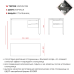 Стол офисный Kobor P-160/80 aluminum/chicago Стол офисный Kobor P-160/80 aluminum/chicago