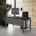 Стол офисный Kobor P-100/80 aluminum/wood Стол офисный Kobor P-100/80 aluminum/wood