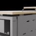 Стол офисный Kobor P-120/80 aluminum/natural Стол офисный Kobor P-120/80 aluminum/natural
