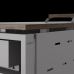 Стол офисный Kobor P-100/70 aluminum/charlston Стол офисный Kobor P-100/70 aluminum/charlston
