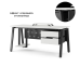 Стол офисный Kobor A-100/80 black/premium Стол офисный Kobor A-100/80 black/premium