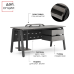 Стол офисный Kobor A-120/60 black/chicago