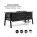 Стол офисный Kobor A-100/60 black/wood