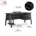 Стол офисный Kobor A-100/70 black/wood