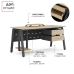 Стол офисный Kobor A-100/60 black/natural