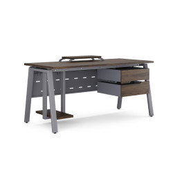 Стол офисный Kobor A-120/60 graphite/charlston Стол офисный Kobor A-120/60 graphite/charlston