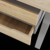 Стол офисный Kobor A-120/60 aluminum/natural