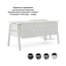 Стол офисный Kobor A-140/70 white/premium Стол офисный Kobor A-140/70 white/premium