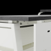Стол офисный Kobor A-80/80 white/wood Стол офисный Kobor A-80/80 white/wood