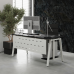 Стол офисный Kobor A-100/80 white/wood