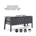 Стол офисный Kobor AB-100/60 graphite/chicago Стол офисный Kobor AB-100/60 graphite/chicago