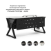 Стол офисный Kobor W-100/60 black/premium