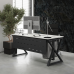 Стол офисный Kobor W-80/80 black/premium