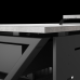 Стол офисный Kobor W-140/80 black/chicago