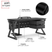Стол офисный Kobor W-80/60 black/wood