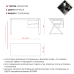 Стол офисный Kobor W-140/60 black/wood