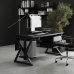 Стол офисный Kobor W-140/60 black/wood