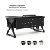 Стол офисный Kobor W-140/80 black/wood