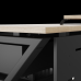 Стол офисный Kobor W-80/80 black/natural