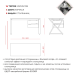 Стол офисный Kobor W-180/60 graphite/premium
