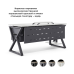 Стол офисный Kobor W-100/80 graphite/premium Стол офисный Kobor W-100/80 graphite/premium