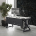 Стол офисный Kobor W-100/80 graphite/premium Стол офисный Kobor W-100/80 graphite/premium