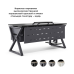 Стол офисный Kobor W-180/70 graphite/wood