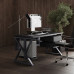 Стол офисный Kobor W-80/80 graphite/wood