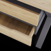 Стол офисный Kobor W-80/80 graphite/natural