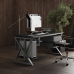 Стол офисный Kobor W-100/80 aluminum/wood