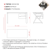 Стол офисный Kobor W-180/80 aluminum/wood Стол офисный Kobor W-180/80 aluminum/wood