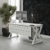Стол офисный Kobor W-180/60 white/premium