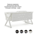 Стол офисный Kobor W-140/70 white/premium
