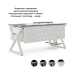 Стол офисный Kobor W-180/70 white/chicago