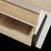 Стол офисный Kobor W-140/80 white/natural Стол офисный Kobor W-140/80 white/natural