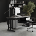 Стол офисный Kobor L1-140/80 black/chicago Стол офисный Kobor L1-140/80 black/chicago