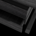 Стол офисный Kobor L1-160/70 black/wood