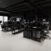 Стол офисный Kobor L1-120/80 black/natural