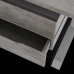 Стол офисный Kobor L1-140/60 aluminum/chicago Стол офисный Kobor L1-140/60 aluminum/chicago