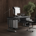 Стол офисный Kobor L1-160/60 aluminum/wood Стол офисный Kobor L1-160/60 aluminum/wood
