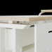 Стол офисный Kobor L1-80/80 white/natural Стол офисный Kobor L1-80/80 white/natural