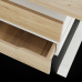 Стол офисный Kobor L1-80/80 white/natural Стол офисный Kobor L1-80/80 white/natural